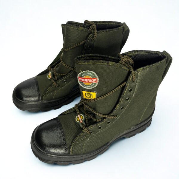 Warrior High Ankle Army-Style Safety Boots